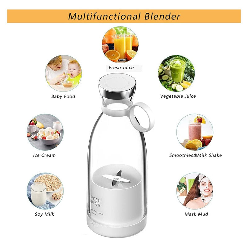 Mini Liquidificador Elétrico Portátil