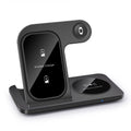 Carregador por Indução 3 em 1 para iPhone 14 13 12 11, AppleWatch e AirPods