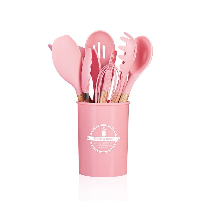 Jogo de Cozinha Kit com 12 Peças de Silicone
